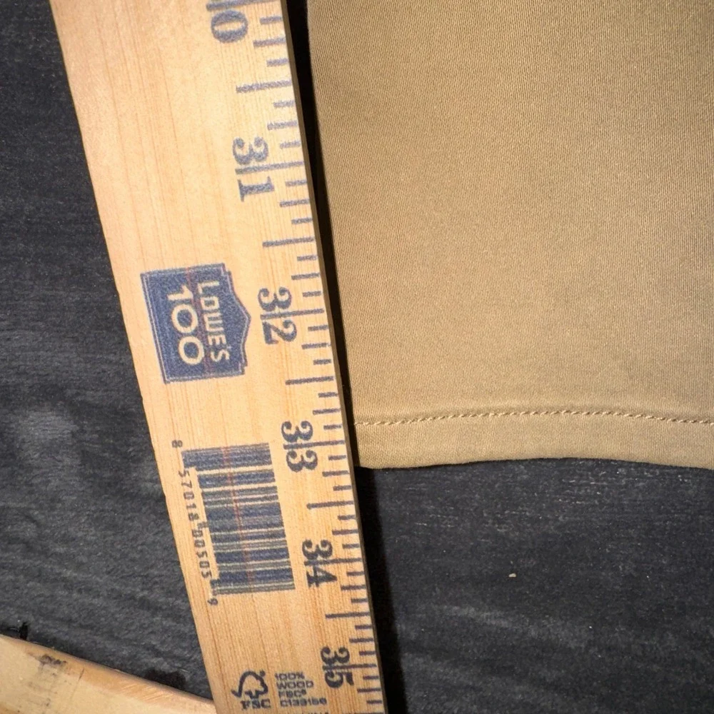 Mens 40 Peter Millar Pants Tan Excellent Crown Collection 5-Pocket Straight Leg